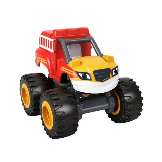 Masinute blaze din metal rescue stripes, Mattel - Publisol.ro