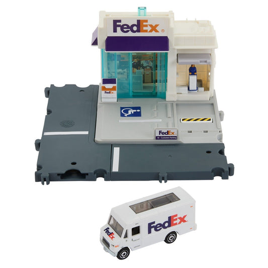 Matchbox set action drivers centrul de colete fedex, Mattel - Publisol.ro