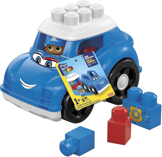 Mega bloks first builders vehicul peter police, Mattel - Publisol.ro