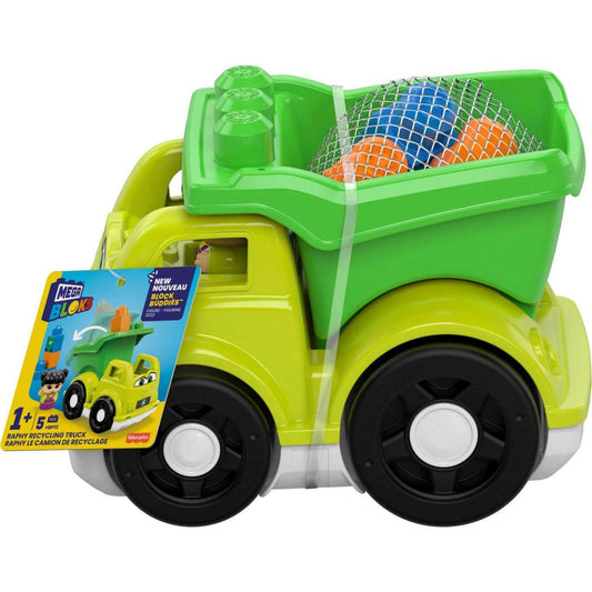 Mega bloks first builders vehiculul de reciclat a lui raphy, Mattel - Publisol.ro