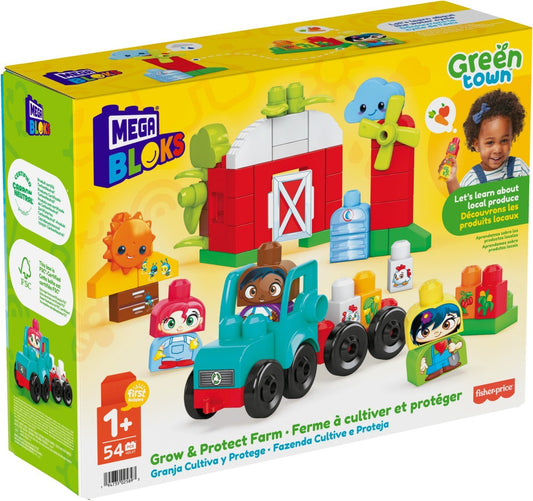 Mega bloks set constructie 54 piese, Mattel - Publisol.ro