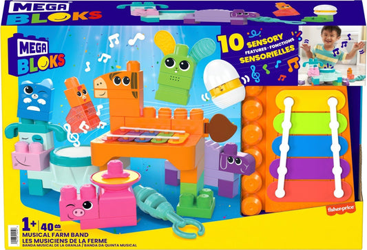 Mega bloks set de constructie 40 piese, Mattel - Publisol.ro