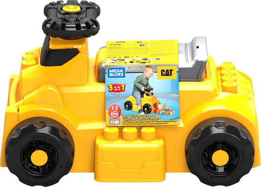 Mega bloks vehicul de construit cat 10 piese , Mattel - Publisol.ro
