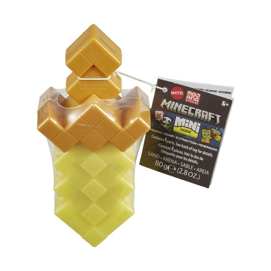 Minecraft mini mode set explorare miniera galben, Mattel - Publisol.ro