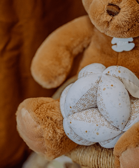 Minge senzoriala de activitati Doudou , 15 cm - Doudou et Compagnie - Publisol.ro