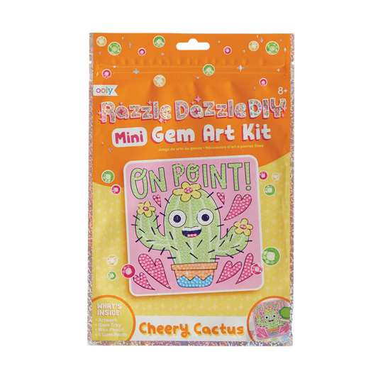 Mini Atelier creativ DIY cu diamante - Cheery Cactus - Ooly - Publisol.ro