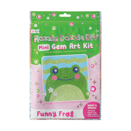 Mini Atelier creativ DIY cu diamante - Funny Frog - Ooly - Publisol.ro