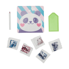 Mini Atelier creativ DIY cu diamante - Pretty Panda - Ooly - Publisol.ro