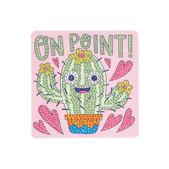 Mini Atelier creativ DIY cu diamante - Cheery Cactus - Ooly