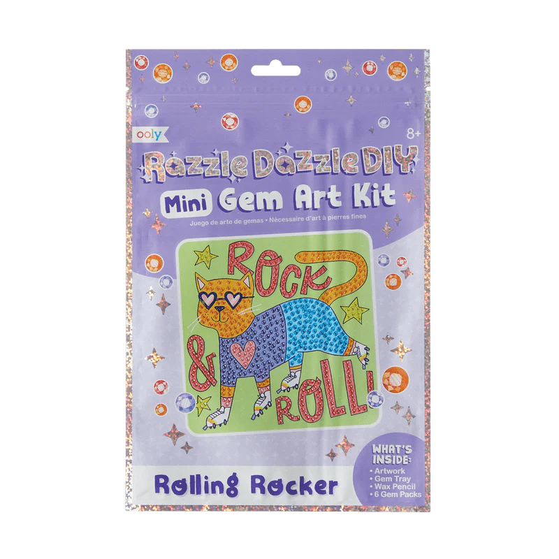 Mini Atelier creativ DIY cu diamante - Rolling Rocker - Ooly - Publisol.ro