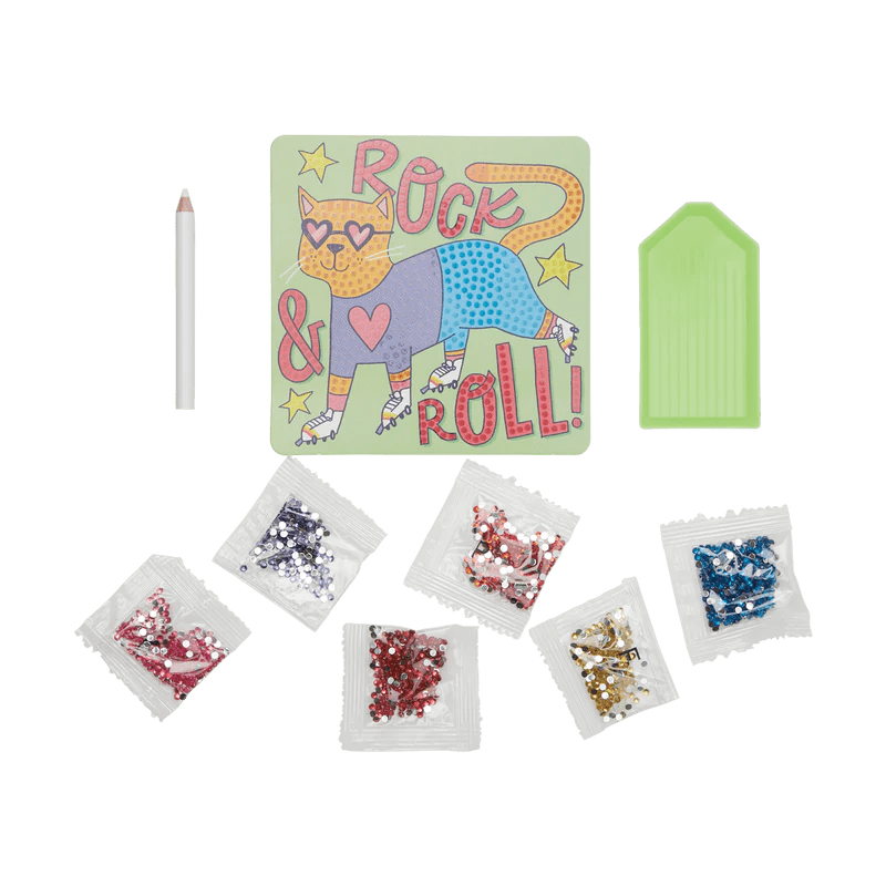 Mini Atelier creativ DIY cu diamante - Rolling Rocker - Ooly - Publisol.ro