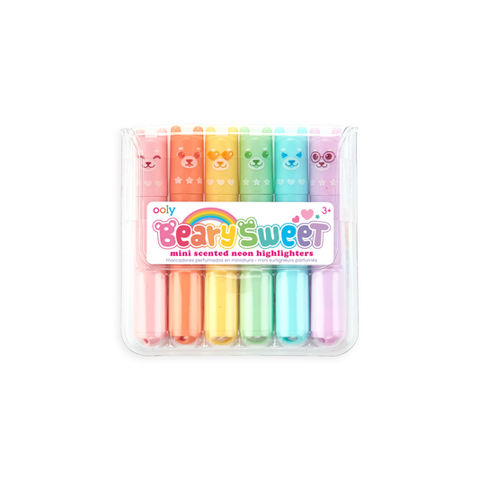 Mini carioci parfumate - Ursuleti  - Set de 6 - Ooly