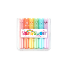 Mini carioci parfumate - Ursuleti  - Set de 6 - Ooly