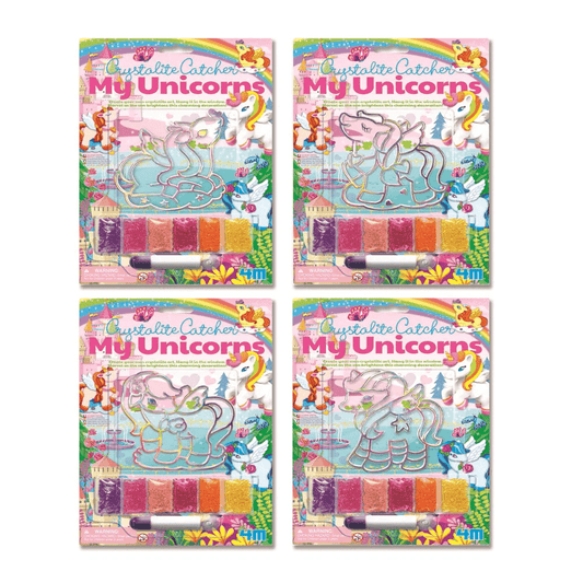 Mini set creativ cu margele de nisip - Unicorni - 4M - Publisol.ro