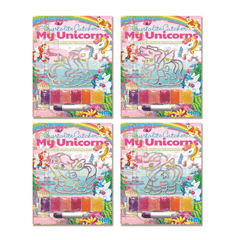 Mini set creativ cu margele de nisip - Unicorni - 4M - Publisol.ro
