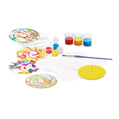 Mini set creativ - Roata Pictorului Spin Art, LittleCraft - 4M