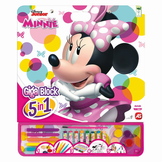 Minnie set pentru desen giga block 5 in 1, AS - Publisol.ro