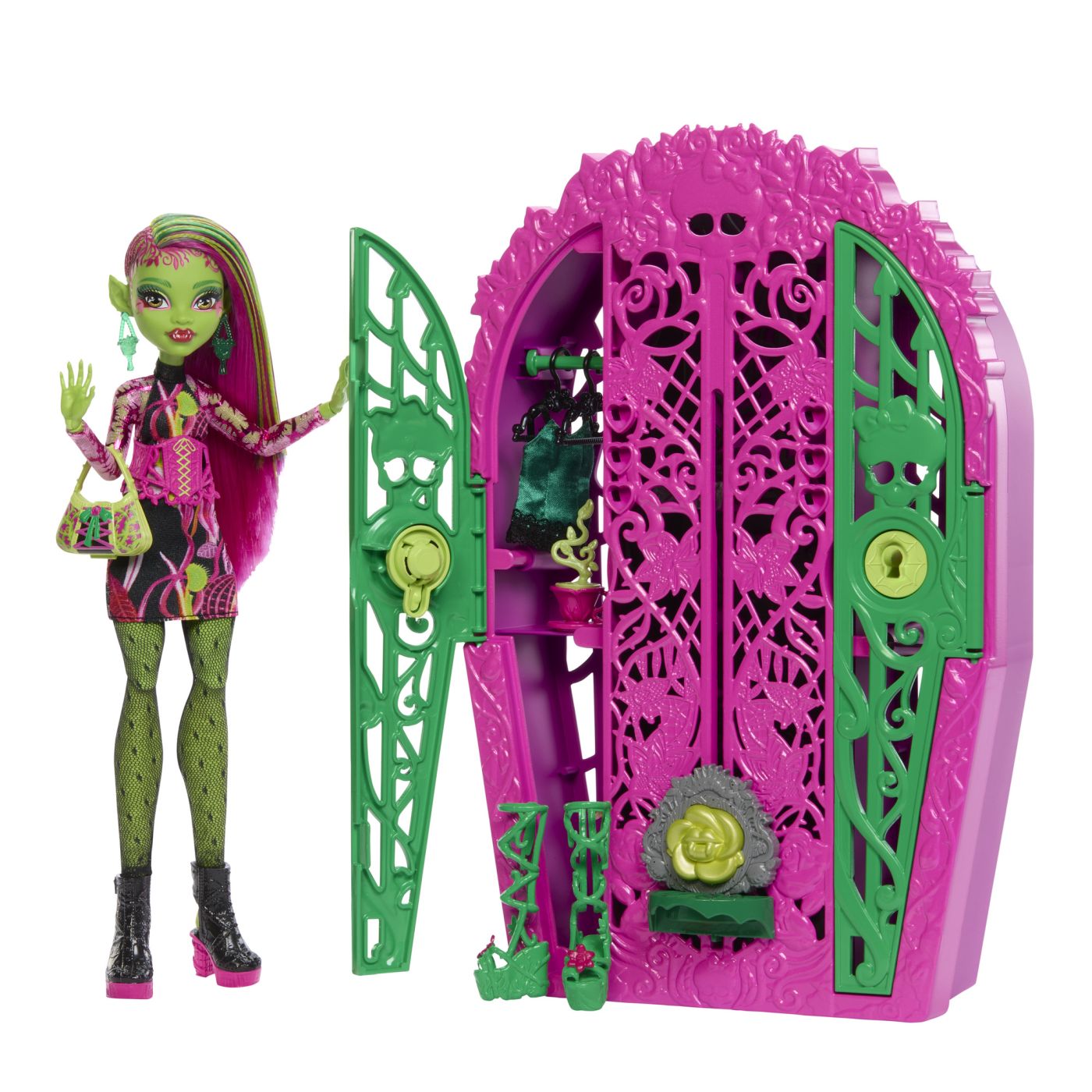 Monster high gradina de la miezul noptii papusa Cenus Mcflytrap - Publisol.ro