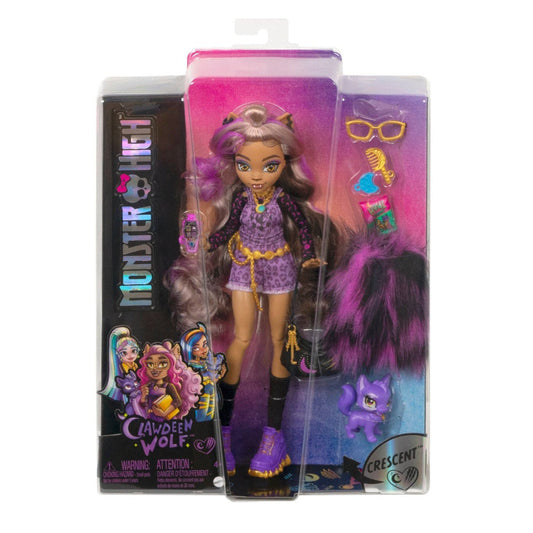 Monster high papusa clawdeen wolf cu animalut si accesorii, Mattel - Publisol.ro