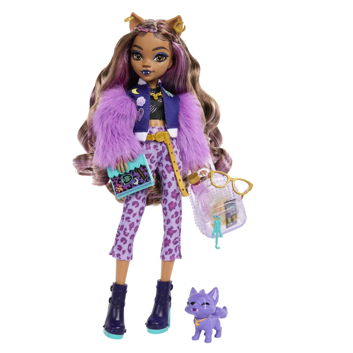 Monster high papusa Clawdeen Wolf si Catelul Crescent - Publisol.ro