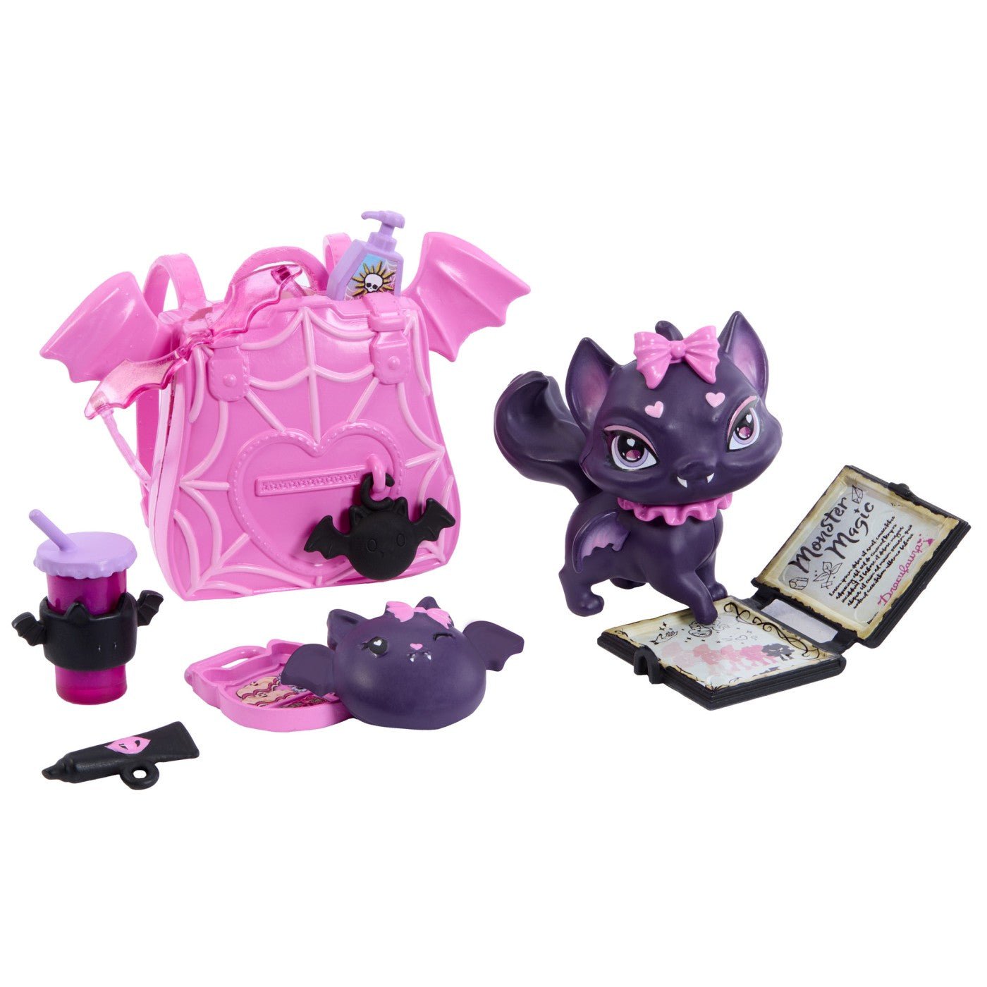 Monster high papusa draculaura si animalutul Count Fabulous - Publisol.ro