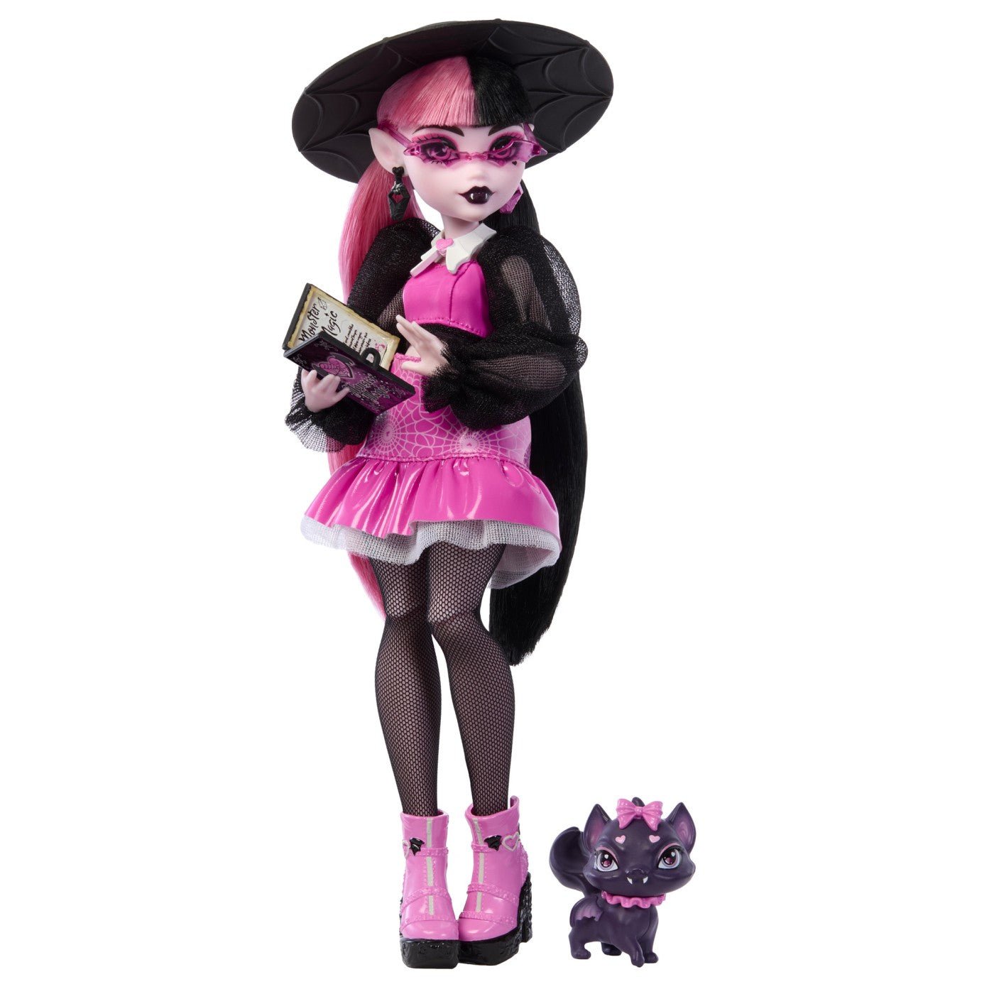 Monster high papusa draculaura si animalutul Count Fabulous - Publisol.ro