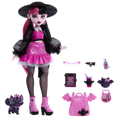 Monster high papusa draculaura si animalutul Count Fabulous - Publisol.ro