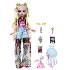 Monster high papusa Lagoona blue si pestisorul Neptuna - Publisol.ro