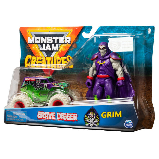 Monster jam macheta groparul si grim, Spin Master - Publisol.ro