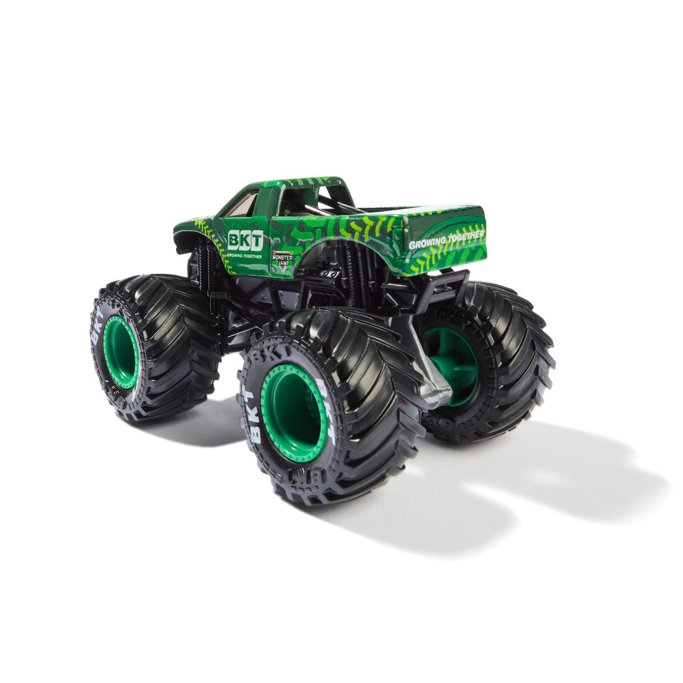 Monster jam masinuta metalica Bkt Growing Together scara 1 la 64 - Publisol.ro