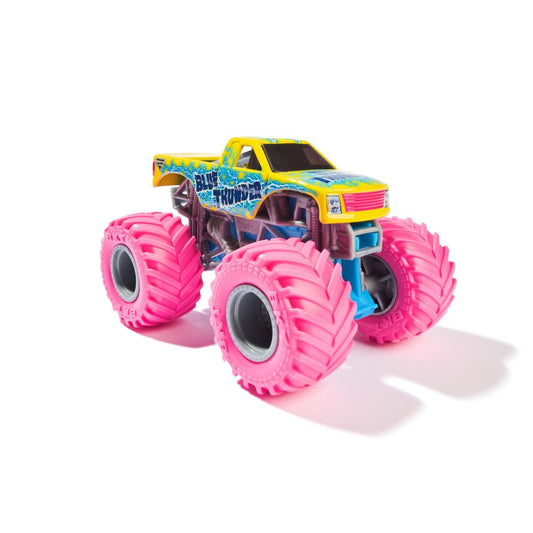 Monster jam masinuta metalica Blue Thunder scara 1 la 64 - Publisol.ro