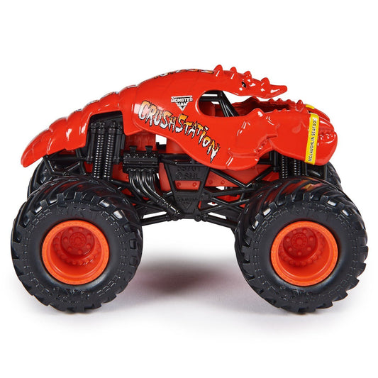 Monster jam masinuta metalica crushstation scara 1 la 64, Spin Master - Publisol.ro