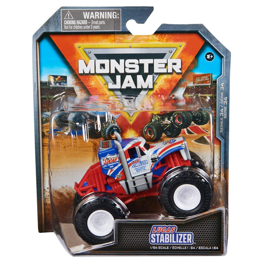 Monster jam masinuta metalica lucas stabilizer scara 1 la 64, Spin Master - Publisol.ro