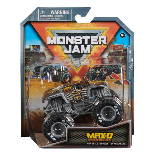 Monster jam masinuta metalica maximum destruction scara 1 la 64, Spin Master - Publisol.ro