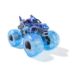 Monster jam masinuta metalica megalodon mov scara 1 la 64 - Publisol.ro