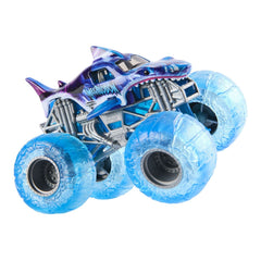 Monster jam masinuta metalica megalodon mov scara 1 la 64 - Publisol.ro