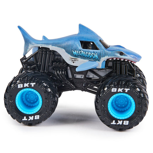 Monster jam masinuta metalica megalodon scara 1 la 64, Spin Master - Publisol.ro