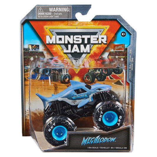 Monster jam masinuta metalica megalodon scara 1 la 64, Spin Master - Publisol.ro