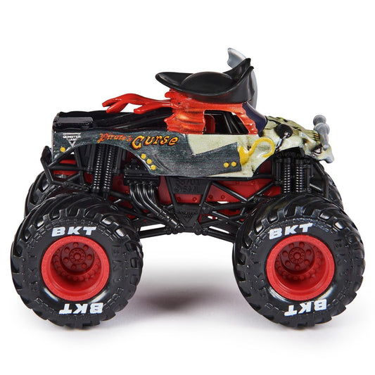Monster jam masinuta metalica pirate's curse scara 1 la 64, Spin Master - Publisol.ro