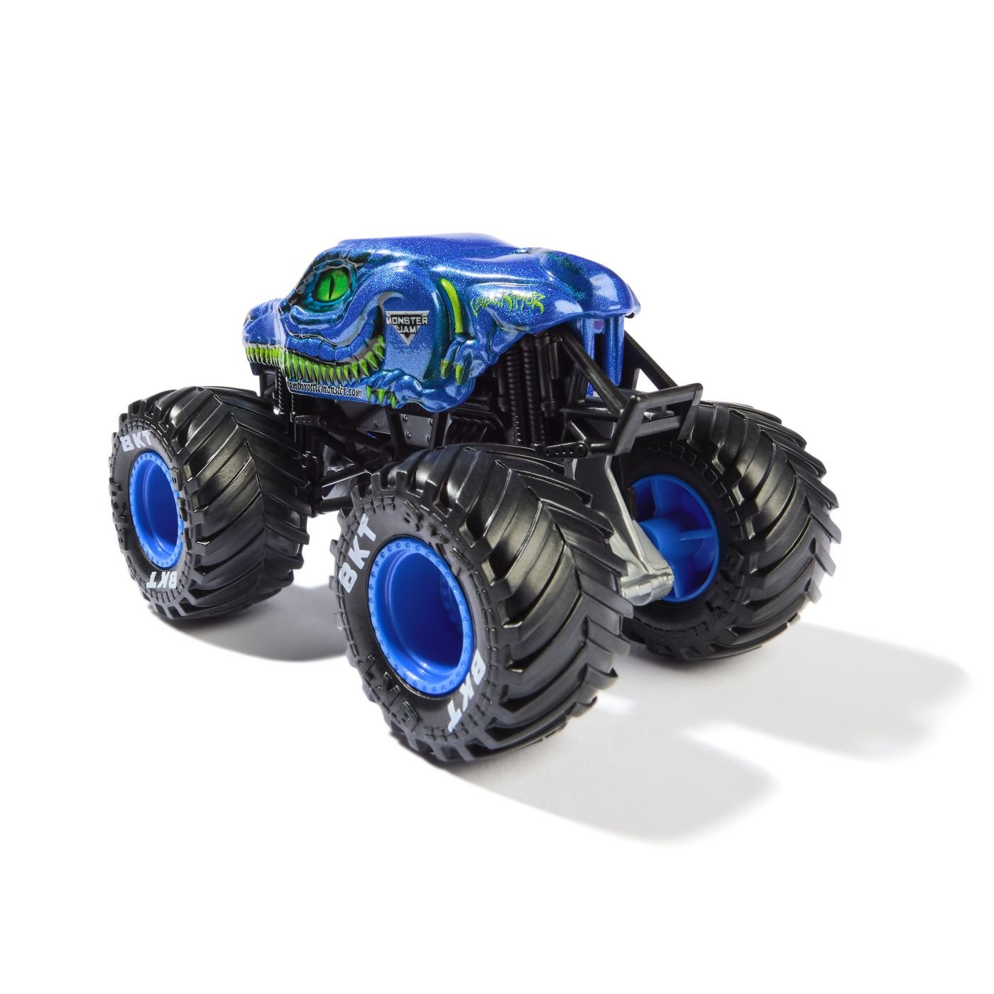 Monster jam masinuta metalica velociraptor scara 1 la 64 - Publisol.ro