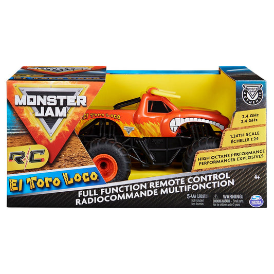 Monster jam rc masinuta el toro loco scara 1:24, Spin Master - Publisol.ro