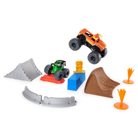 Monster jam set de joaca el toro loco si groparul, Spin Master - Publisol.ro
