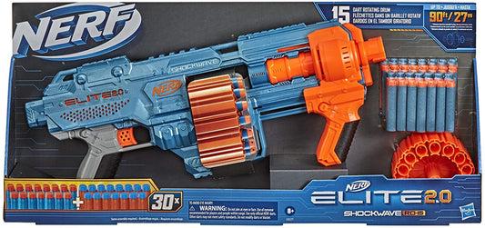 Nerf blaster 2.0 elite shockwave rd - 15, Hasbro - Publisol.ro