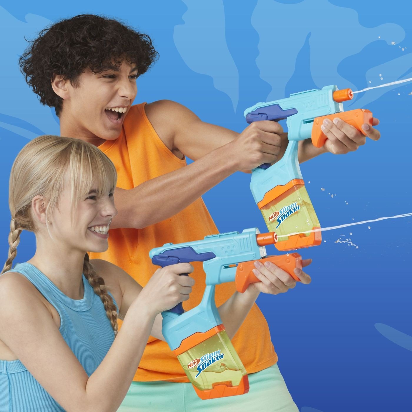 Nerf super soaker set 2 blastere Nerf Dunk fill - Publisol.ro