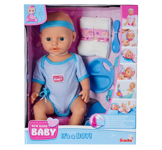 New born baby bebelus 43cm, Simba - Publisol.ro