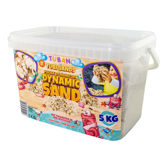 Nisip Kinetic in cutie - natural, 5 kg - Tuban - Publisol.ro