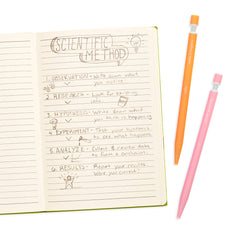 Notat! - Creioane mecanice grafit extra gros - set de 6, cu citate motivationale - Ooly