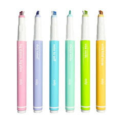 Notat! - Pixuri cu varf microfin si markere 2-in-1 - Set de 6 - Ooly