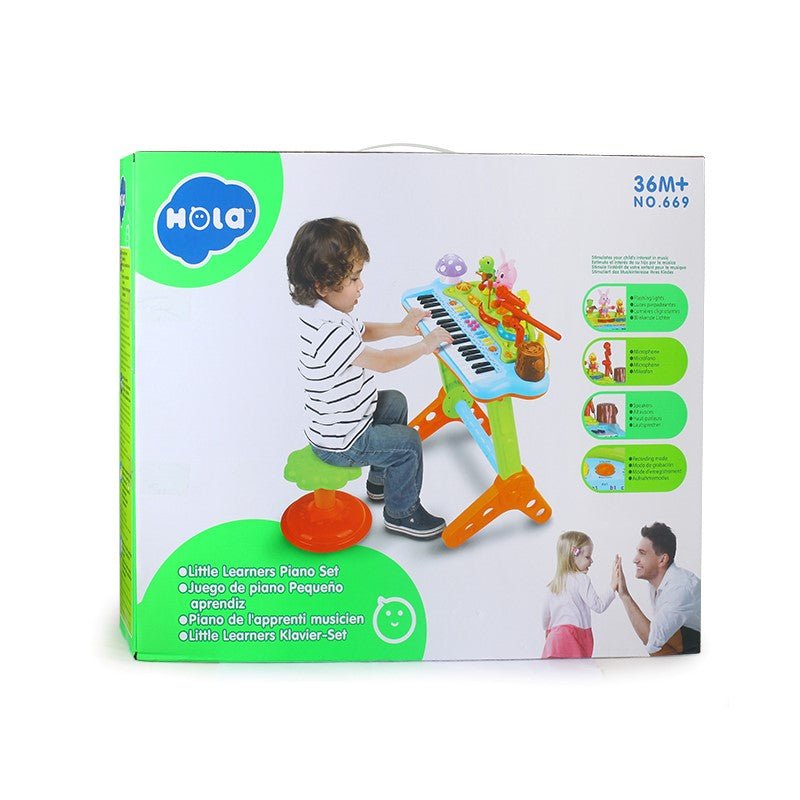 Orga muzicala cu scaunel si orchestra animalutelor - Publisol.ro