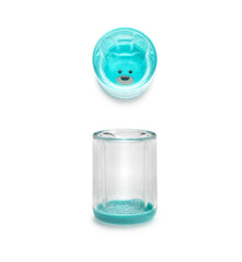 Pahar copii design interior urs, 145 ml, albastru, Melii - Publisol.ro